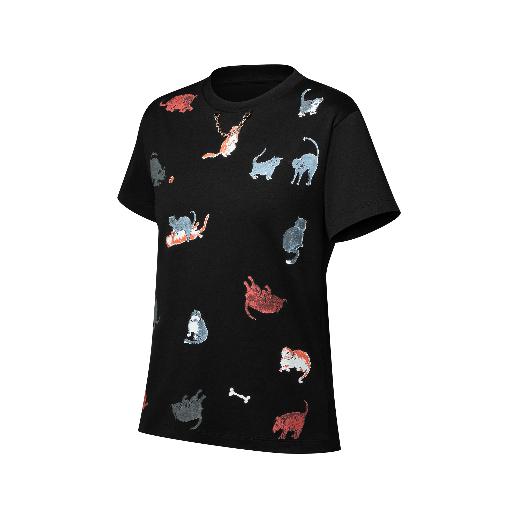 ヴィトン動物Ｔシャツ キャット アンド ドッグ Tシャツ ｜ルイ・ヴィトン 公式サイト - 1AHYQ5